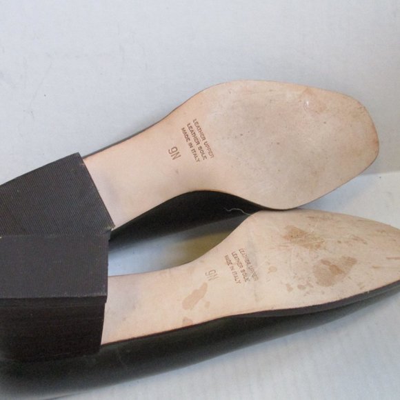 *Talbots Navy Blue Squared Toe Casual Pump - Picture 6 of 7